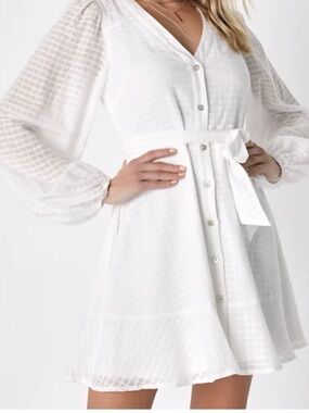 Lulus Textured Mini Dress